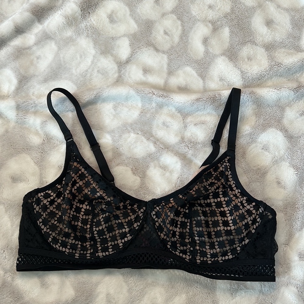 Adore Me Tatum Black Underwire Bra 38C